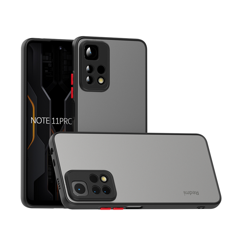 Xiaomi Redmi Note 11 Pro 5G Kılıf Zore Hux Kapak Lacivert