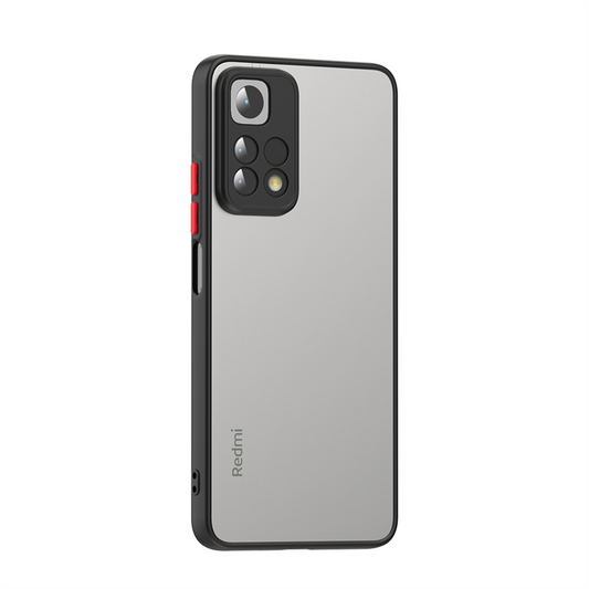 Xiaomi Redmi Note 11 Pro 5G Kılıf Zore Hux Kapak Siyah