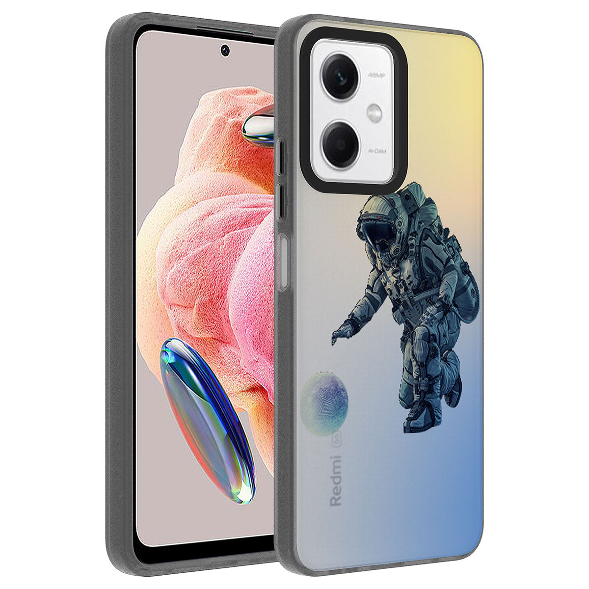 Xiaomi Redmi Note 12 4G Kılıf Desenli Zore Dragon Sert Kapak Kelimeler