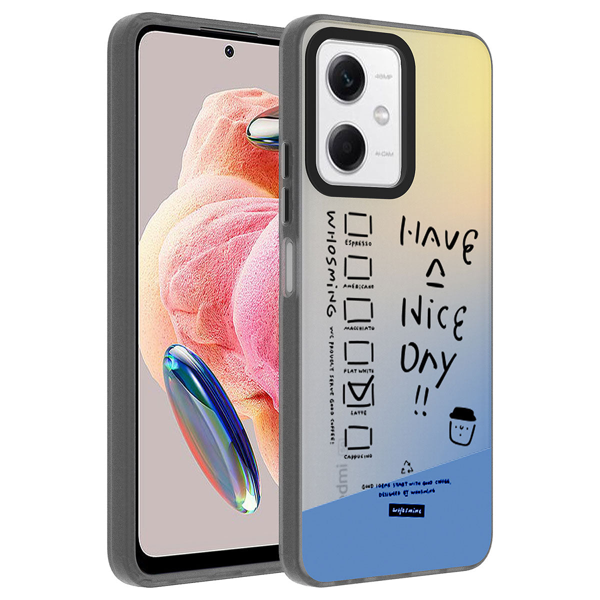 Xiaomi Redmi Note 12 4G Kılıf Desenli Zore Dragon Sert Kapak Have