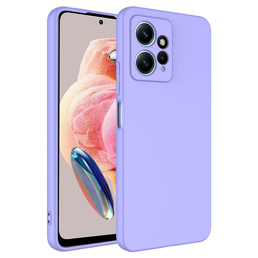 Xiaomi Redmi Note 12 4G Kılıf Zore Mara Lansman Kapak Lila