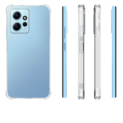 Xiaomi Redmi Note 12 4G Kılıf Zore Nitro Anti Shock Silikon Renksiz