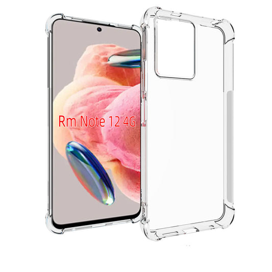 Xiaomi Redmi Note 12 4G Kılıf Zore Nitro Anti Shock Silikon Renksiz