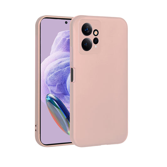 Xiaomi Redmi Note 12 4G Kılıf Zore Premier Silikon Kapak Rose Gold