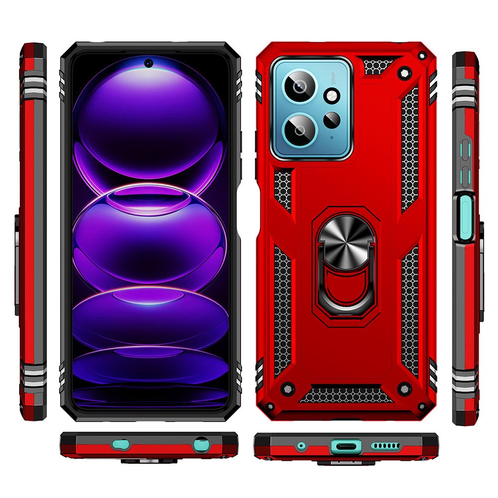 Xiaomi Redmi Note 12 4G Kılıf Zore Vega Kapak Siyah