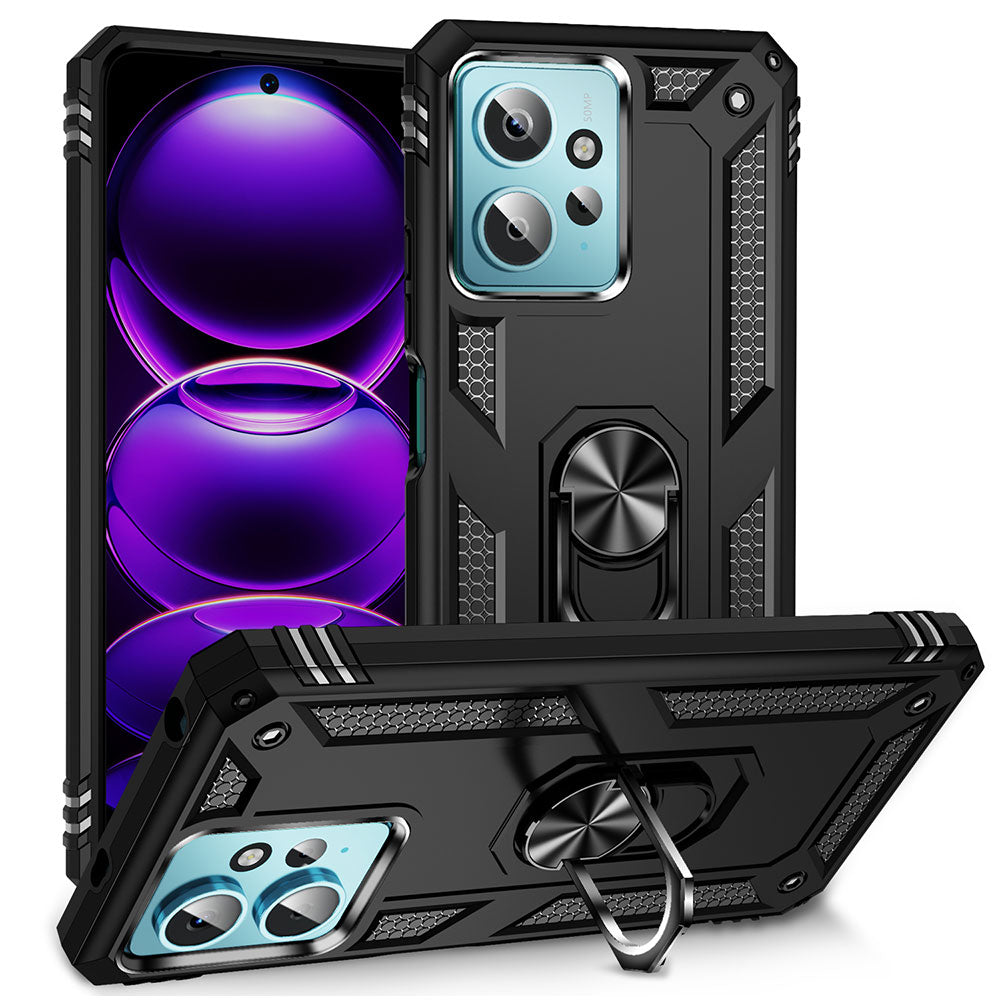 Xiaomi Redmi Note 12 4G Kılıf Zore Vega Kapak Siyah