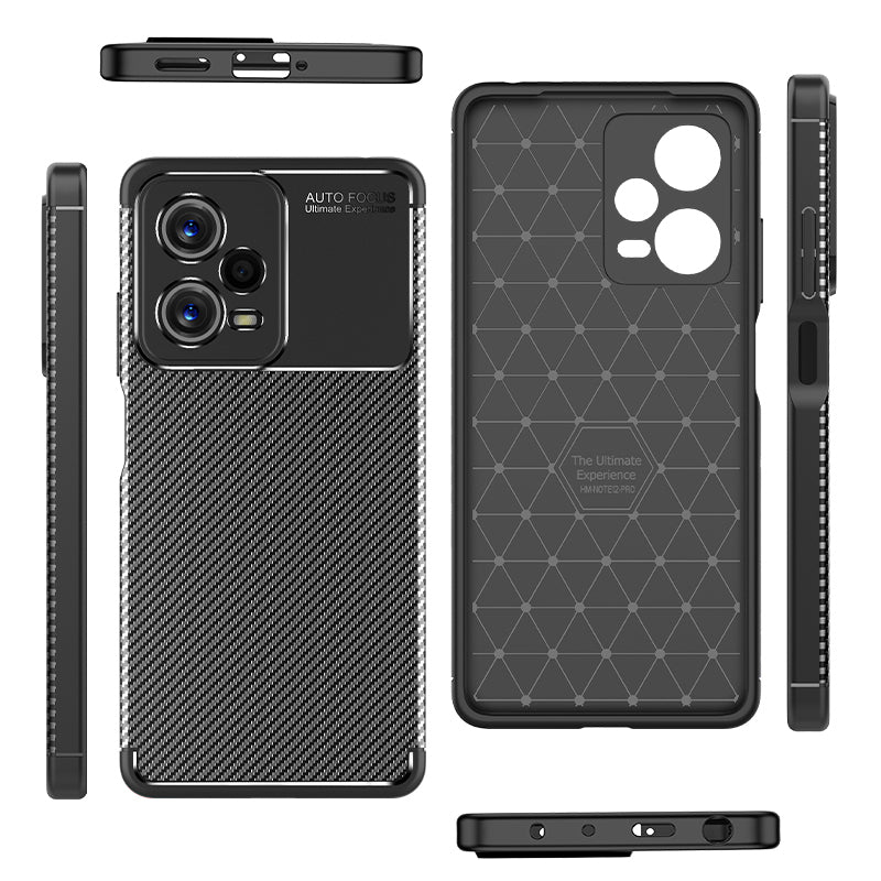 Xiaomi Redmi Note 12 5G Kılıf Zore Negro Silikon Kapak Lacivert