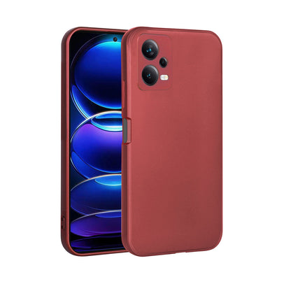 Xiaomi Redmi Note 12 5G Kılıf Zore Premier Silikon Kapak Rose Gold