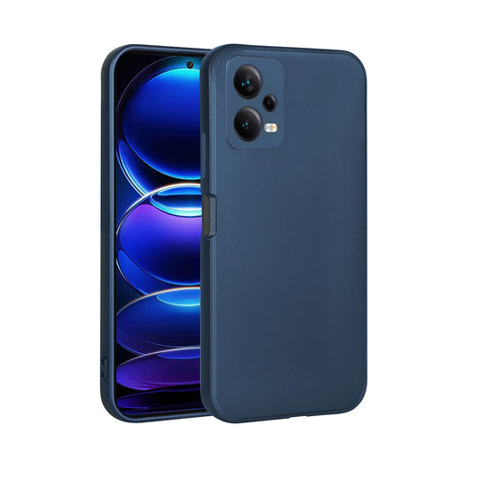 Xiaomi Redmi Note 12 5G Kılıf Zore Premier Silikon Kapak Lacivert
