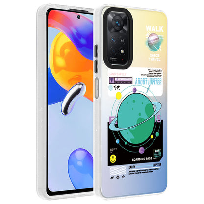 Xiaomi Redmi Note 12 Pro 4G Kılıf Desenli Zore Dragon Sert Kapak Gezegen