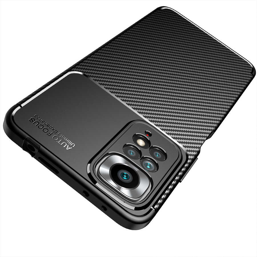 Xiaomi Redmi Note 12 Pro 4G Kılıf Zore Negro Silikon Kapak Siyah