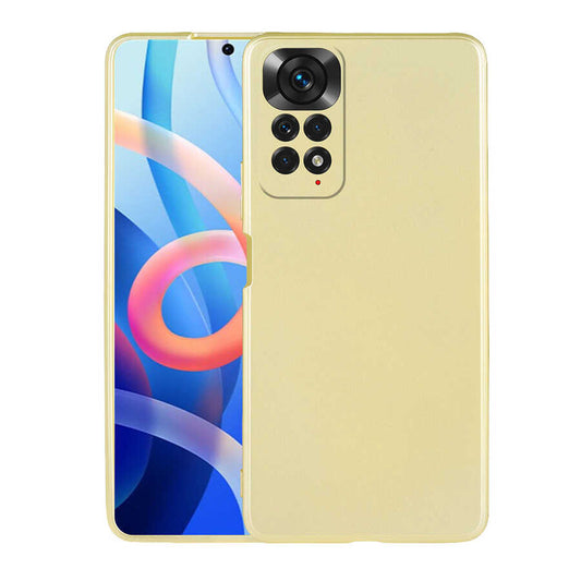 Xiaomi Redmi Note 12 Pro 4G Kılıf Zore Premier Silikon Kapak Gold
