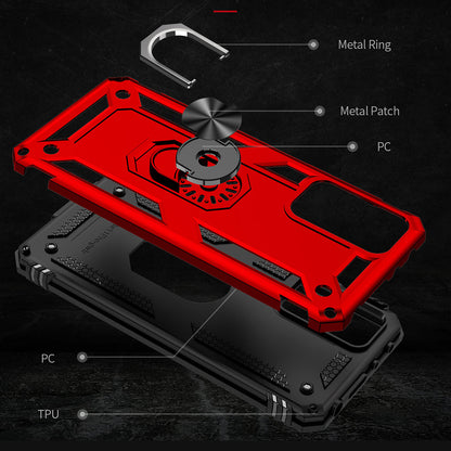 Xiaomi Redmi Note 12 Pro 4G Kılıf Zore Vega Kapak Kırmızı