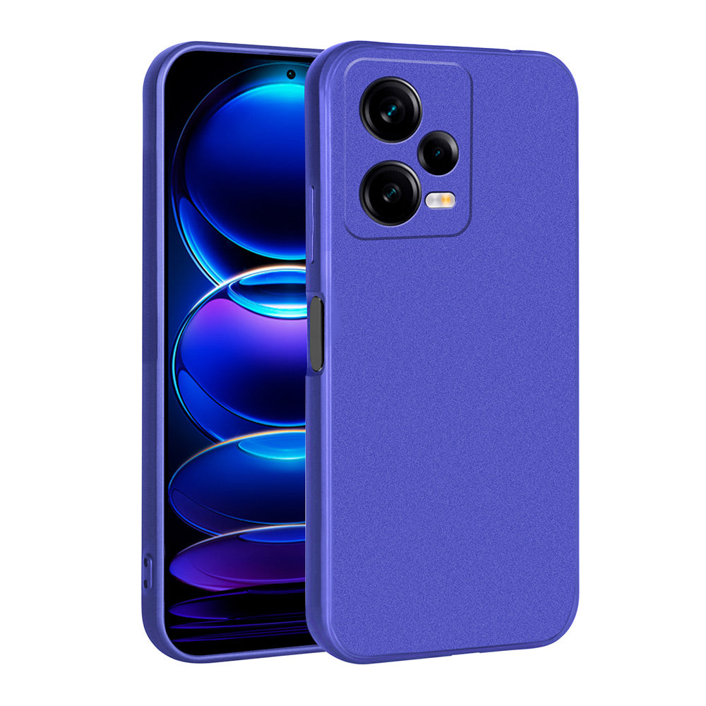 Xiaomi Redmi Note 12 Pro 5G Kılıf Zore Premier Silikon Kapak Saks Mavi