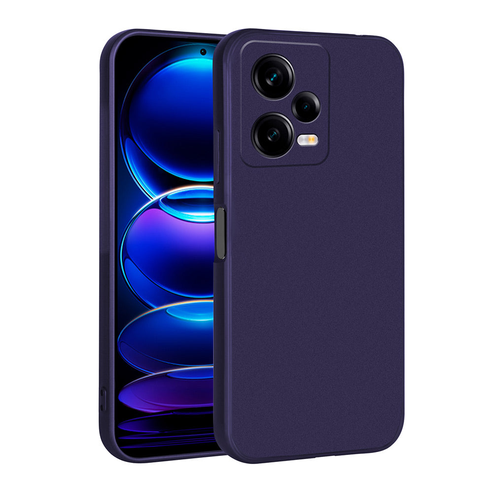 Xiaomi Redmi Note 12 Pro 5G Kılıf Zore Premier Silikon Kapak Lacivert