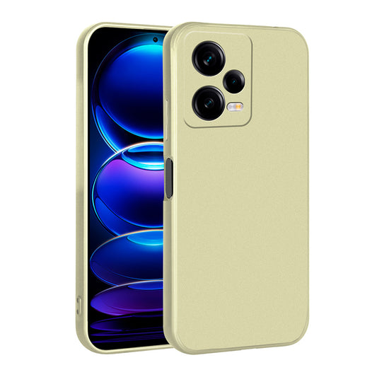 Xiaomi Redmi Note 12 Pro 5G Kılıf Zore Premier Silikon Kapak Gold