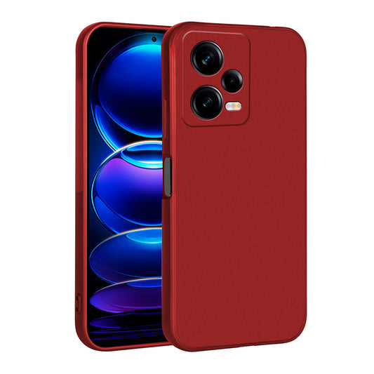 Xiaomi Redmi Note 12 Pro 5G Kılıf Zore Premier Silikon Kapak Kırmızı