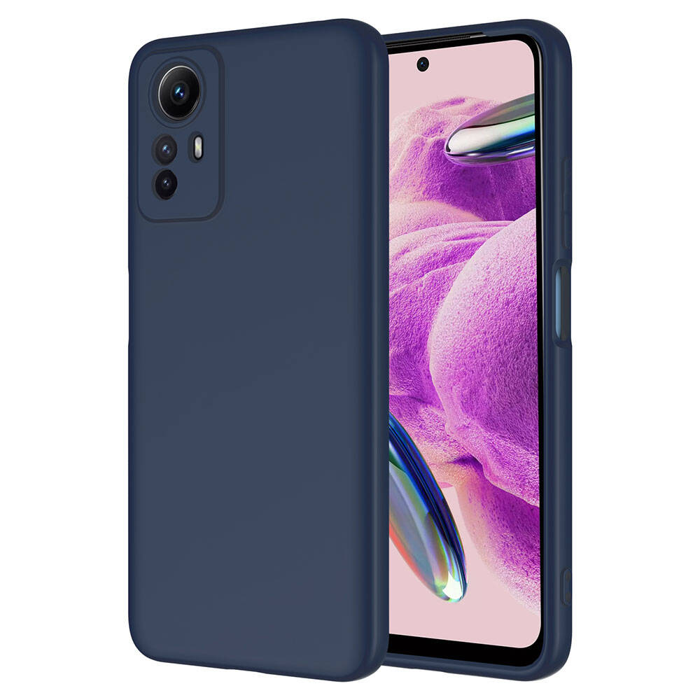 Xiaomi Redmi Note 12S Kılıf Zore Mara Lansman Kapak Siyah
