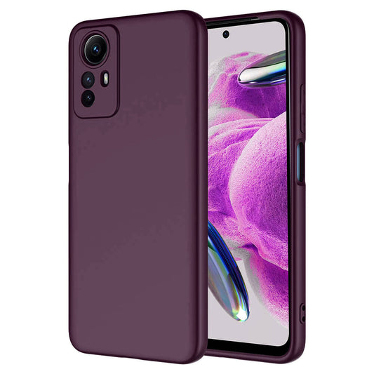 Xiaomi Redmi Note 12S Kılıf Zore Mara Lansman Kapak Koyu Mor