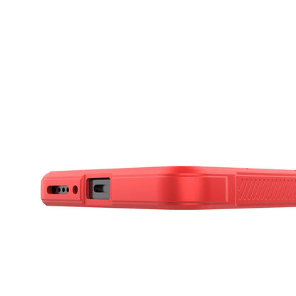 Xiaomi Redmi Note 13 4G Kılıf Esnek TPU Oyuklu Arka Yüzey Tasarımlı Zore Etnik Silikon Kapak Kırmızı