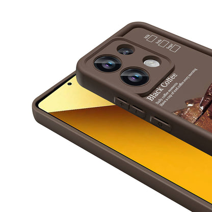 Xiaomi Redmi Note 13 4G Kılıf Kamera Korumalı Baskılı Arka Yüzey Zore Klas Kapak Beyaz