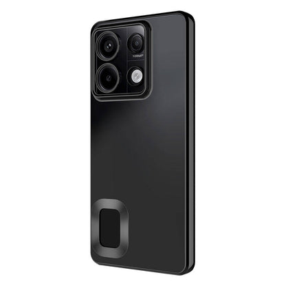 Xiaomi Redmi Note 13 4G Kılıf Kamera Korumalı Logo Gösteren Zore Omega Kapak Gold