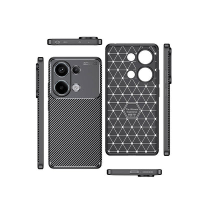 Xiaomi Redmi Note 13 4G Kılıf Zore Negro Silikon Kapak Siyah