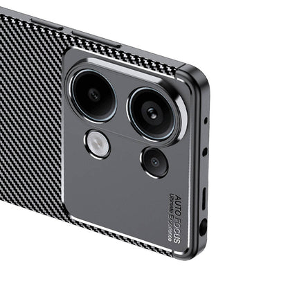 Xiaomi Redmi Note 13 4G Kılıf Zore Negro Silikon Kapak Siyah