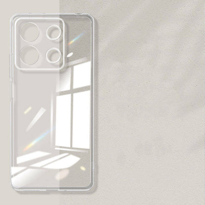 Xiaomi Redmi Note 13 4G Kılıf Zore Süper Silikon Kapak Şeffaf