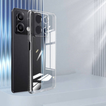 Xiaomi Redmi Note 13 4G Kılıf Zore Süper Silikon Kapak Şeffaf