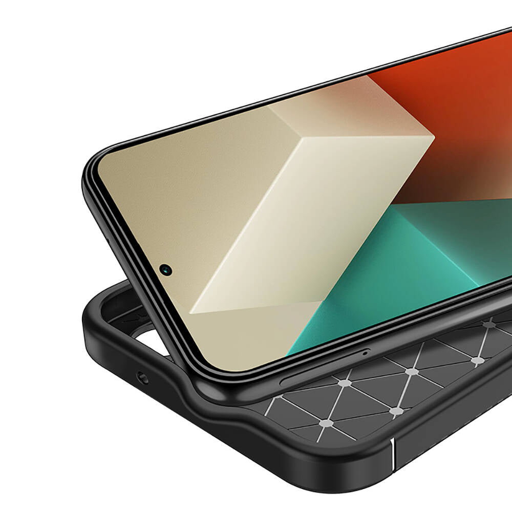 Xiaomi Redmi Note 13 5G Kılıf Zore Negro Silikon Kapak Siyah