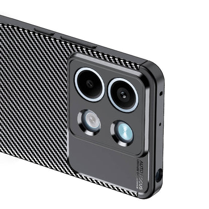 Xiaomi Redmi Note 13 5G Kılıf Zore Negro Silikon Kapak Siyah