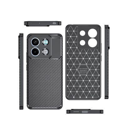 Xiaomi Redmi Note 13 5G Kılıf Zore Negro Silikon Kapak Siyah