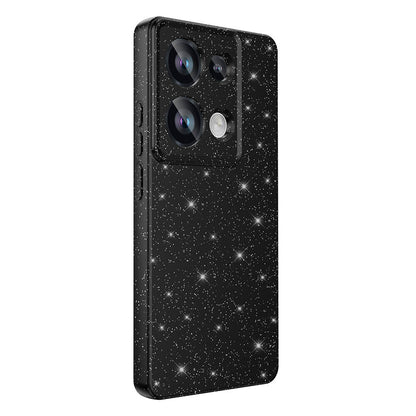 Xiaomi Redmi Note 13 Pro 4G Kılıf Kamera Korumalı Simli Lüks Zore Koton Kapak Lila