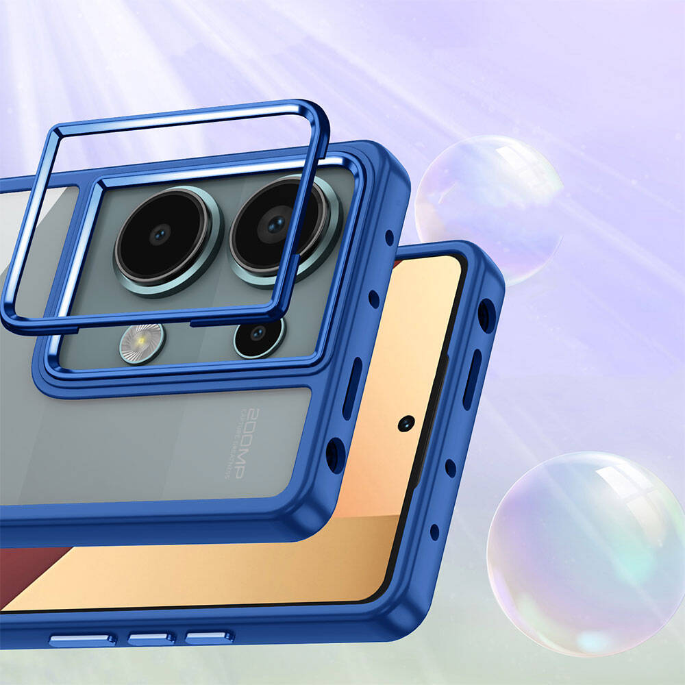 Xiaomi Redmi Note 13 Pro 4G Kılıf Zore Flora Kapak Siyah