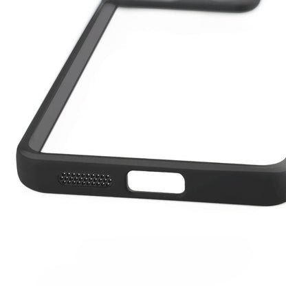 Xiaomi Redmi Note 13 Pro 5G Kılıf Kamera Korumalı Şeffaf Arka Yüzey Zore New Roll Kapak Siyah