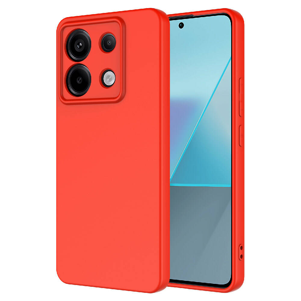 Xiaomi Redmi Note 13 Pro 5G Kılıf Zore Mara Lansman Kapak Kırmızı