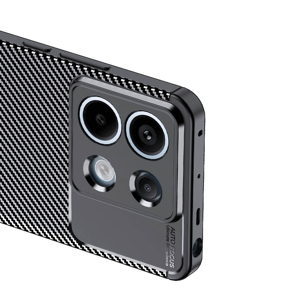 Xiaomi Redmi Note 13 Pro 5G Kılıf Zore Negro Silikon Kapak Siyah