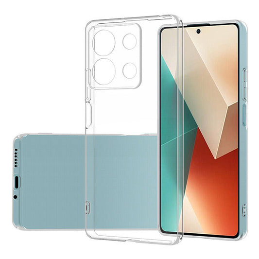 Xiaomi Redmi Note 13 Pro 5G Kılıf Zore Süper Silikon Kapak Renksiz