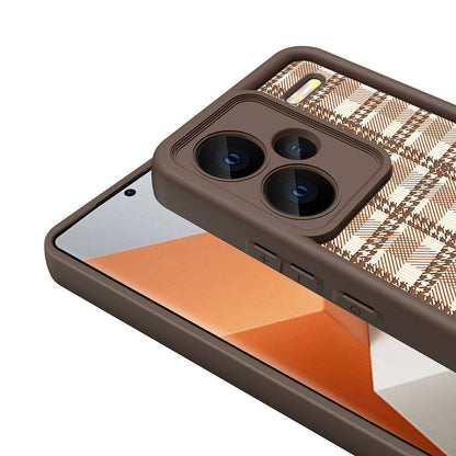 Xiaomi Redmi Note 13 Pro Plus 5G Kılıf Kamera Korumalı Baskılı Arka Yüzey Zore Klas Kapak Beyaz