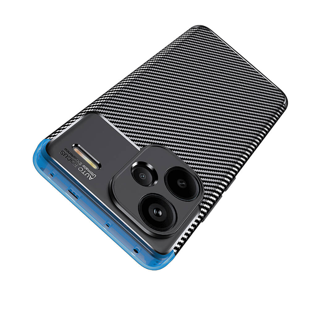 Xiaomi Redmi Note 13 Pro Plus 5G Kılıf Zore Negro Silikon Kapak Siyah