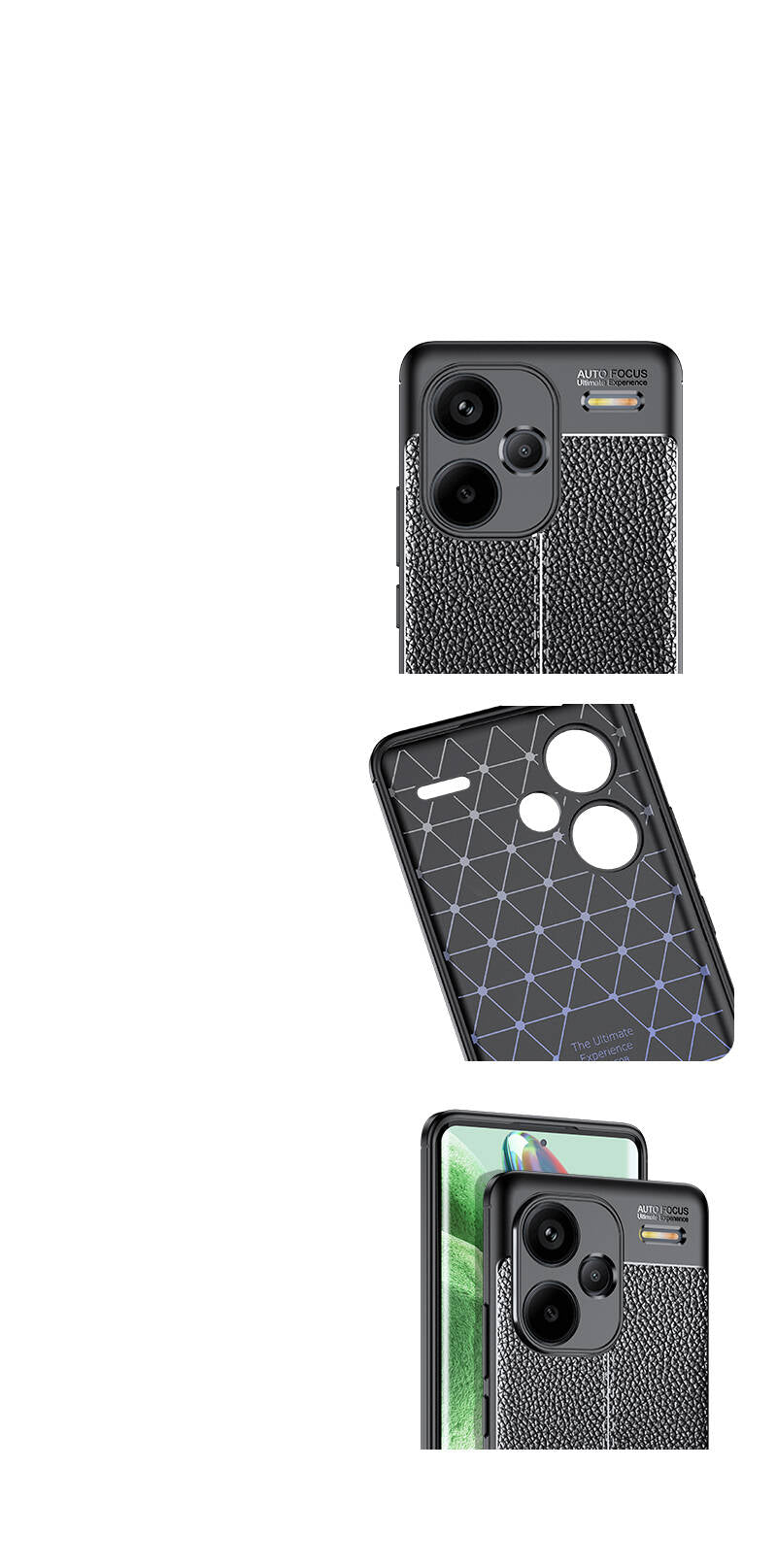 Xiaomi Redmi Note 13 Pro Plus 5G Kılıf Zore Niss Silikon Kapak Siyah