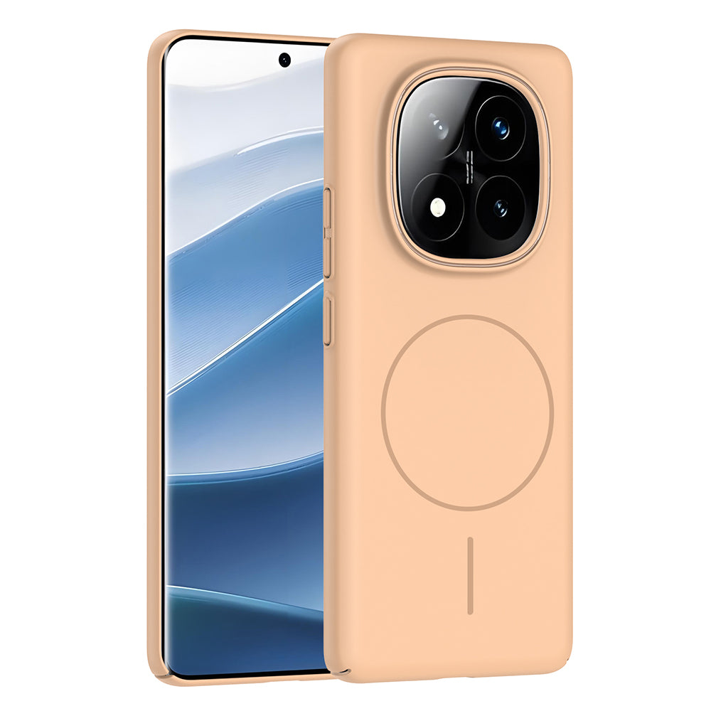 Xiaomi Redmi Note 14 Pro 4G Kılıf M-safe Şarj Özellikli Zore Ruby Sert Kapak