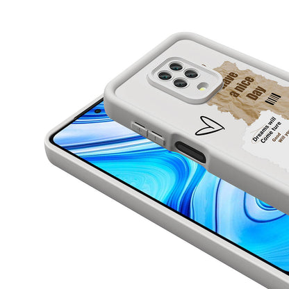 Xiaomi Redmi Note 9 Pro Kılıf Kamera Korumalı Baskılı Arka Yüzey Zore Klas Kapak Koyu Kahve