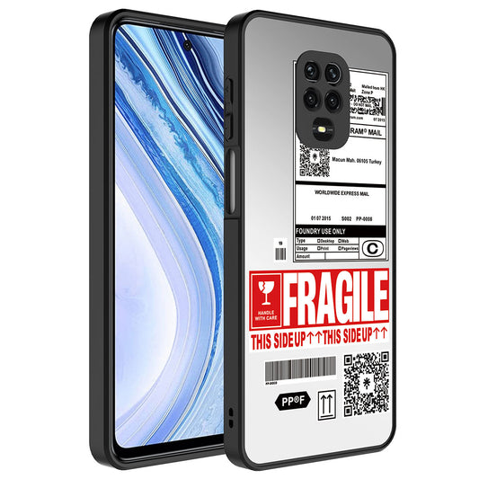 Xiaomi Redmi Note 9S Kılıf Aynalı Desenli Kamera Korumalı Parlak Zore Mirror Kapak Fragile