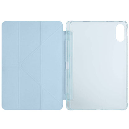 Xiaomi Redmi Pad Pro Kılıf Zore Tri Folding Kalem Bölmeli Standlı Kılıf Mor