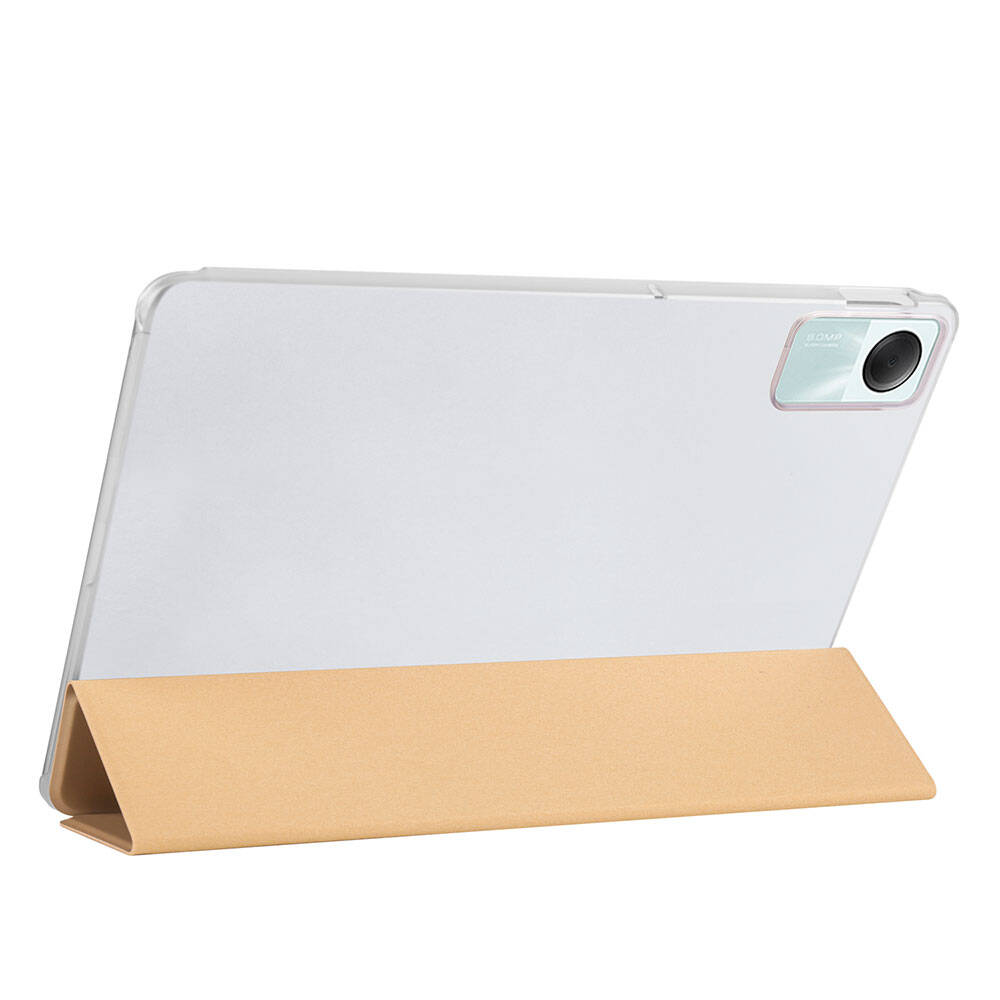 Xiaomi Redmi Pad SE 11" Zore Smart Cover Standlı 1-1 Kılıf Gold