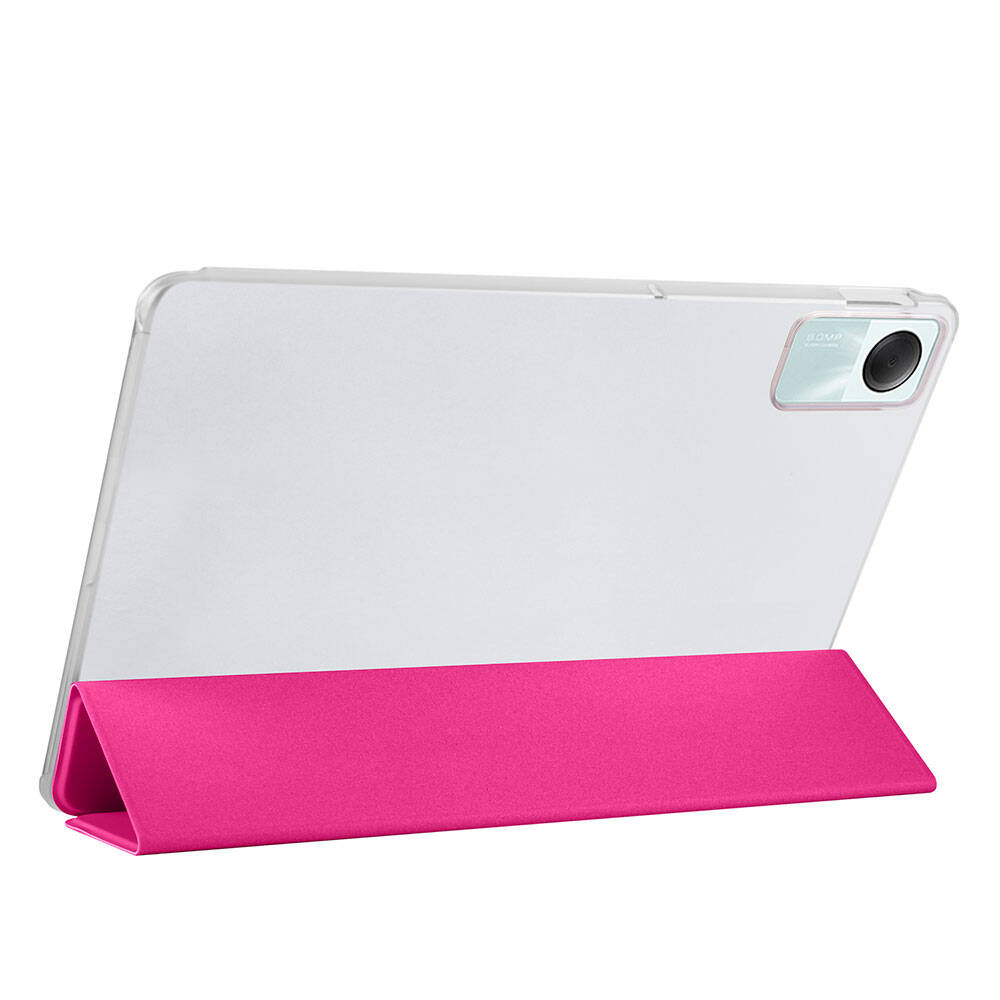Xiaomi Redmi Pad SE 11" Zore Smart Cover Standlı 1-1 Kılıf Rose Gold
