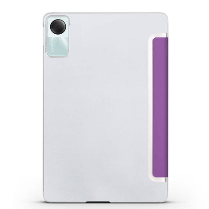 Xiaomi Redmi Pad SE 11" Zore Smart Cover Standlı 1-1 Kılıf Kırmızı