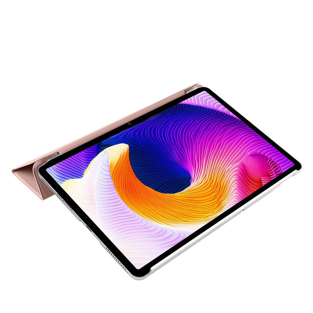 Xiaomi Redmi Pad SE 11" Zore Smart Cover Standlı 1-1 Kılıf Rose Gold